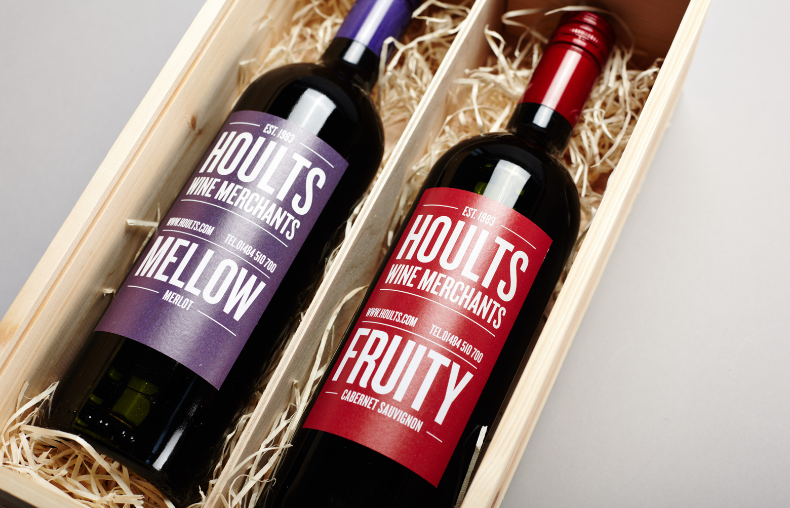 Hoults Wine Merchants, Huddersfield, Yorkshire — Own labels, Red